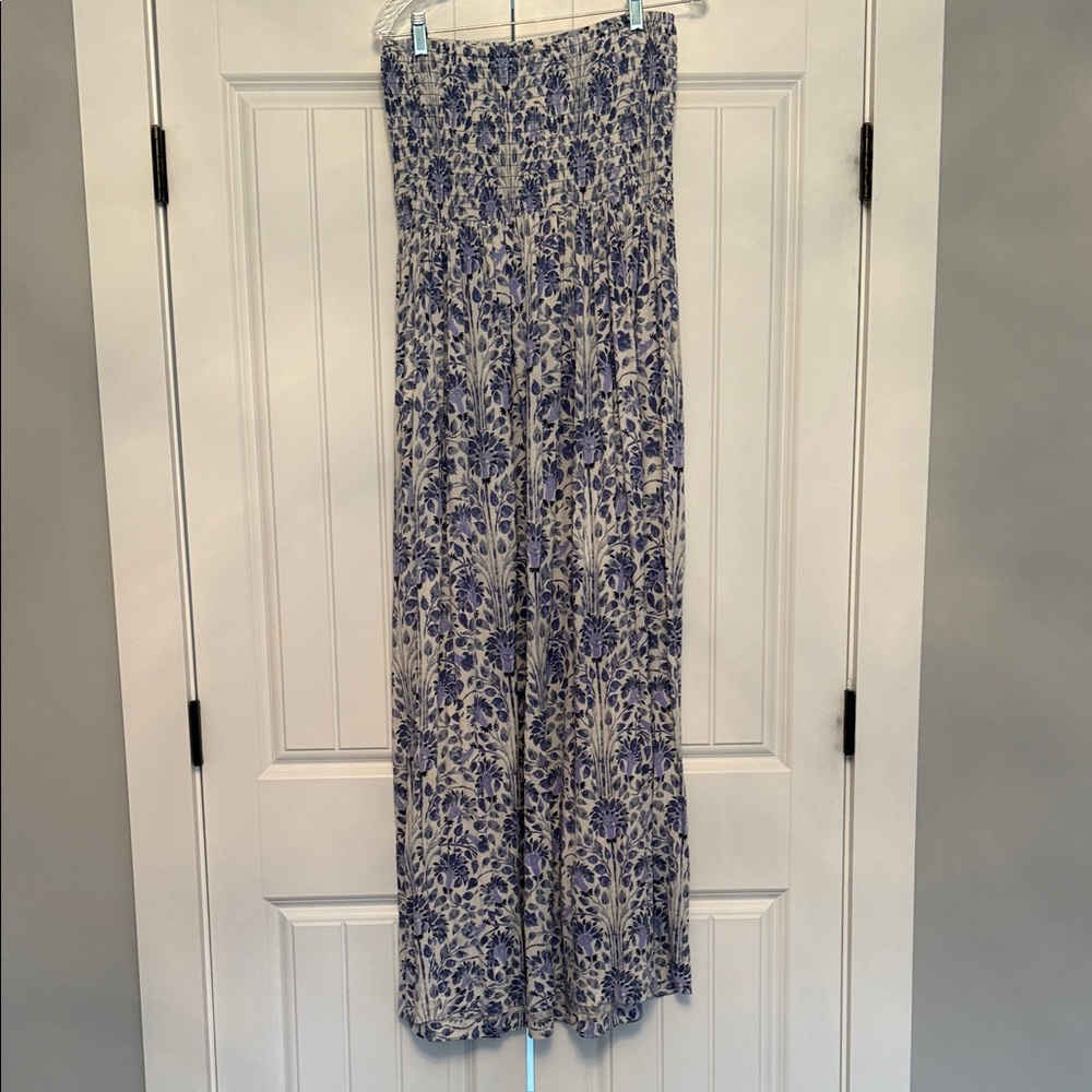 Tory Burch Floral Strapless Dress